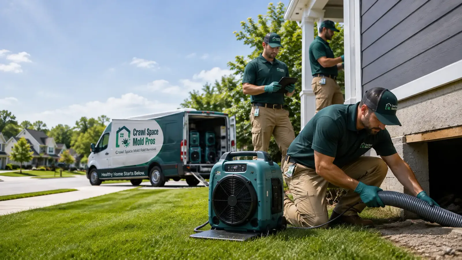Crawl Space Mold Removal in Riverside, UT